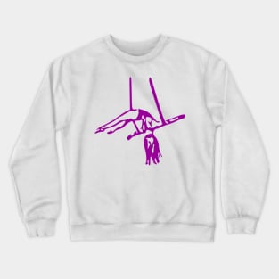 Aerialist Performer Circus Straps Crewneck Sweatshirt